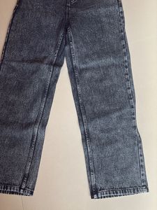 Acid Wash Wide Leg Jeans