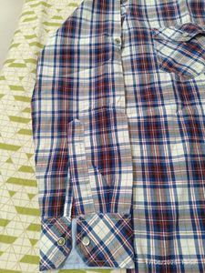 Large Size Checked Shirt