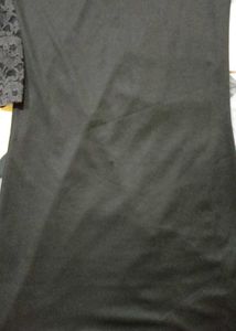 Black One Piece Bodycon Dress🖤