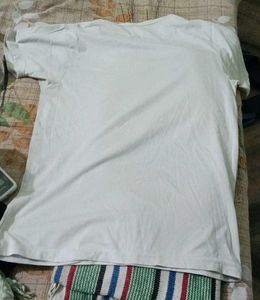White Colour T-shirt
