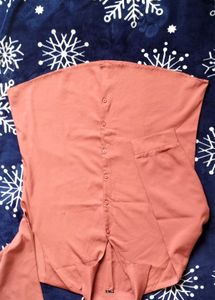 Pink Poplin Shirt
