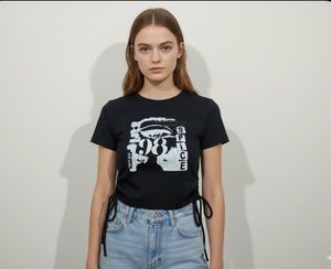 Black Graphic Print T-shirt