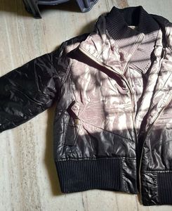 Leather Crop Jacket