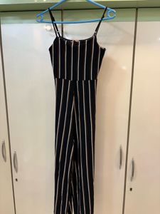 Sleeveless Jumpsuit - Adustable Straps