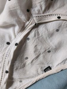 White Flared Top