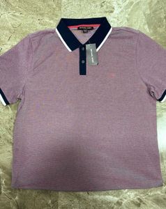 Michael Kors Striped Polo Shirt