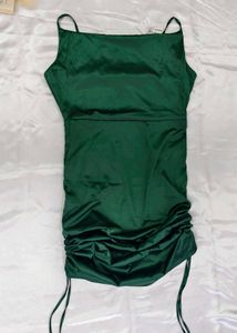 Green Cutout Midi Dress