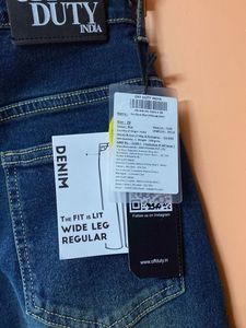 Wide Leg Denim Jeans