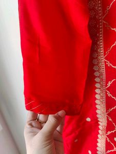 Don&#39;t Miss The Deal Bright Red Suit Set