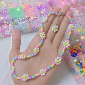 Daisy Beaded Jewelry Set