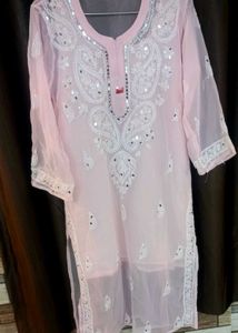 Lucknowi Handwork Chikankari Kurti