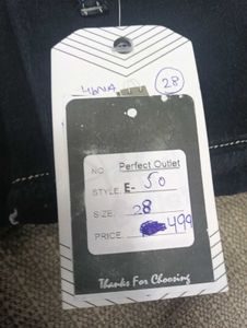 E-50 Size-28 High-Waisted Jeans