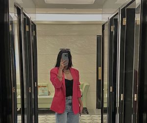 Oversized Pink Blazer