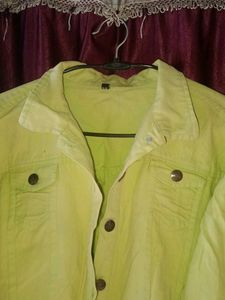 Green Casual Jacket