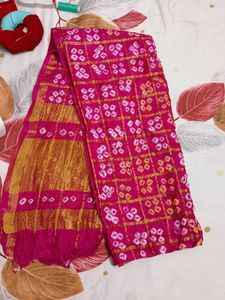 Pink Chunari Jaipuri Dupta