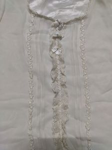 Japanese Brand Ank Rouge White Top For Girls