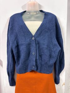 Beige Knit Cardigan