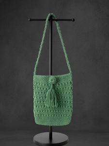 Handmade Crochet Sling Mobile Pouch