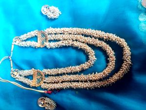 3 Layer Long Moti Nacklace