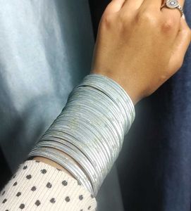 SILVER BANGLE SET 🤍