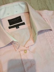 Vintage Pink Pleated Blouse 🌷💓