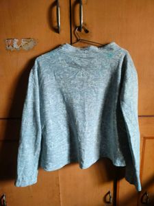 Casual Blue Bolero Jacket