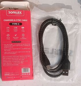 Sonilex Type C  Fast Charging &amp; Sync Cable