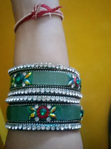 Dark Greenish Bangles🪔