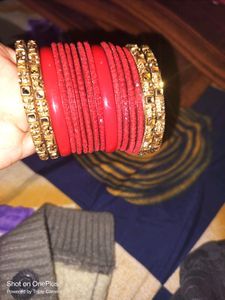 Combo Pack 2Blouss And Saree + Bangles For Swati3