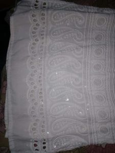 White chikankari Kurti