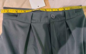 Elegant grey Wide Leg Pants