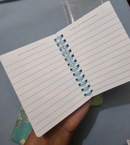 Cute 'Full and Happy' Spiral Notebook Set of 3