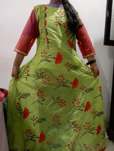 Beautiful Embroidered Pure Cotton Outfit