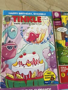 A Set Of 8 Tinkle Comics