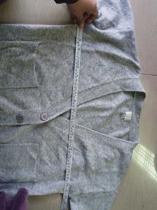 Classic Grey Cardigan for women