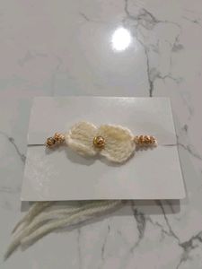 #handmade #rakhi #whiteincolour🤍