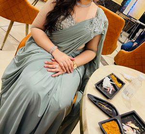 Drapped Saree