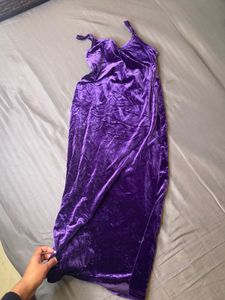 Purple Party Velvet Dress💜