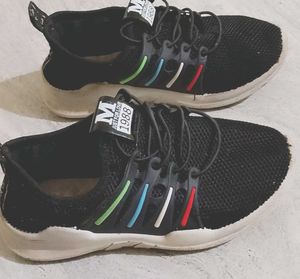 Black Shoes For 4 to 6 year