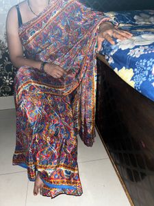 Pure crepe soft saree