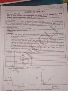 II PUC Chemistry Lab Workbook