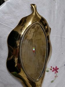 Imported Leaf Shaped Decorative Plate