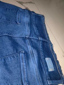 Frayed Edge Denim Shorts