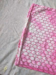Lace See Through Tie Die Top
