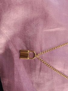 Layered Oxidised Gold Necklace Set