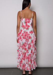 Floral Printed Ruffle Dress