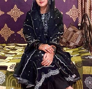 Black Embroidered Pakistani Suit