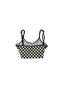 checkered tank top