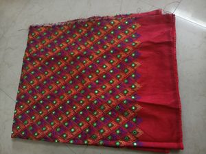 🔥Multicolored Unstitched Blouse Material