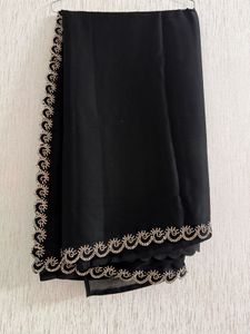 black saree